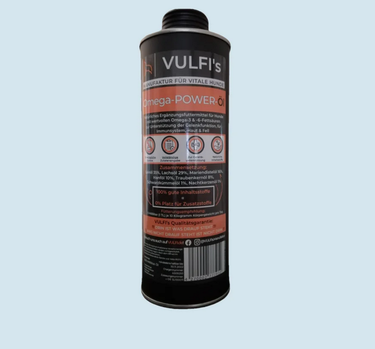 Pro-BARF BIO-Futter-Öl - White Label - 250ml